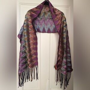 Missoni multi color scarf